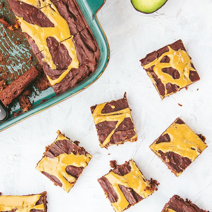 健康鳄梨花生酱巧克力蛋糕