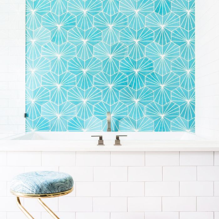 宝石色调的浴室