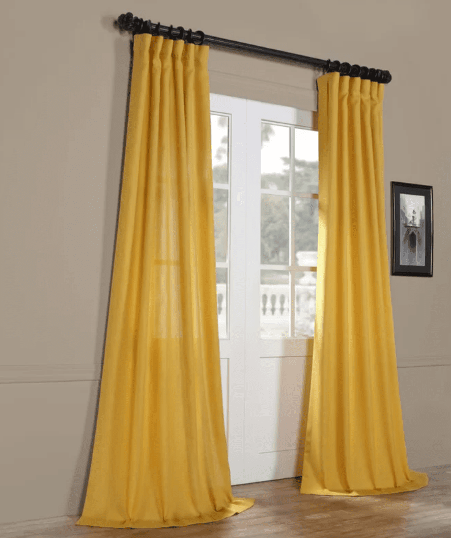 Brittnie福勒亚麻窗帘