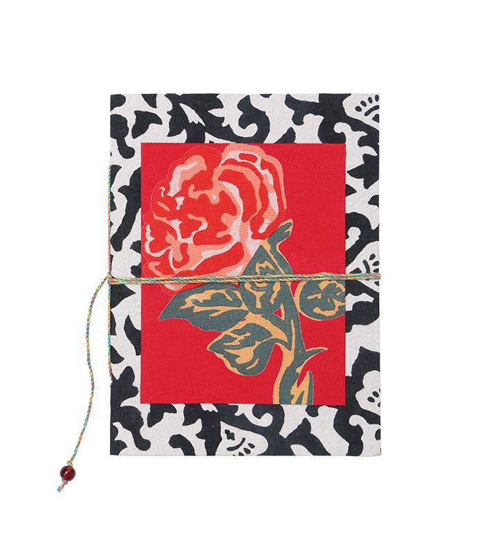 丽莎·科尔蒂碎花锦缎笔记本