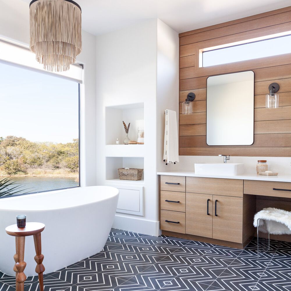 木制储物间浴室