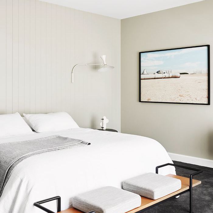 卧室风水:一张整洁的床“class=