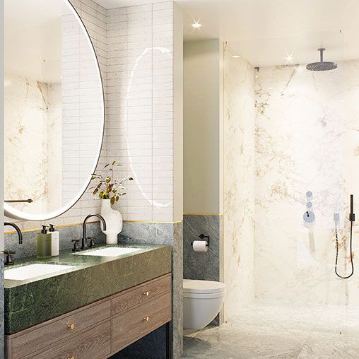 绿色大理石水池设计