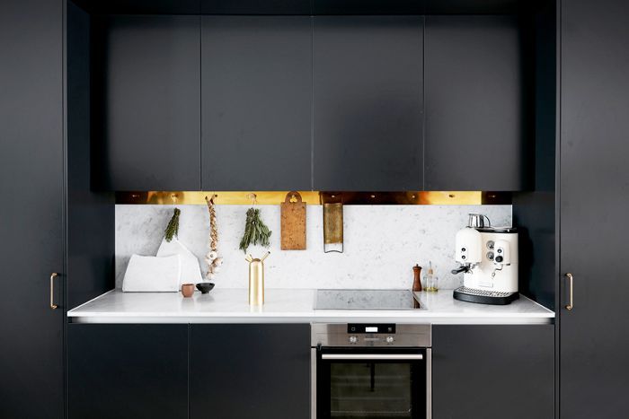 厨房布局-一面墙