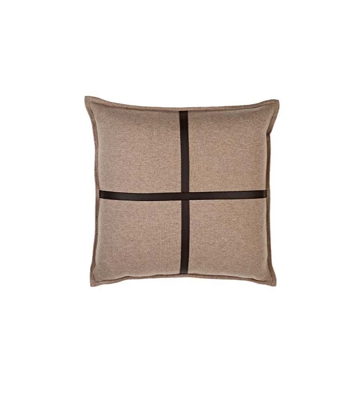 阿拉贝拉撒丁岛羊绒皮革枕头