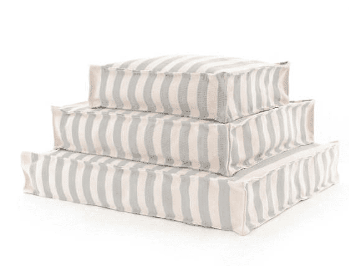 天篷条纹靠垫