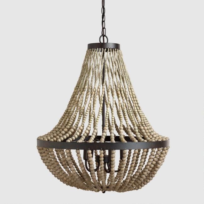 成本加世界市场大木珠吊灯由世界市场