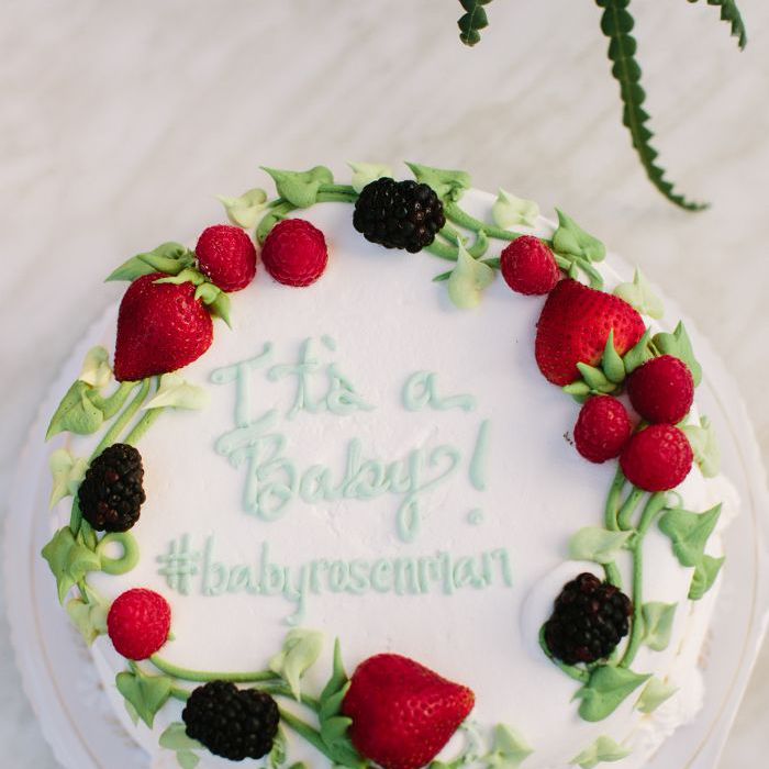 惠特妮·波特的婴儿沐浴蛋糕