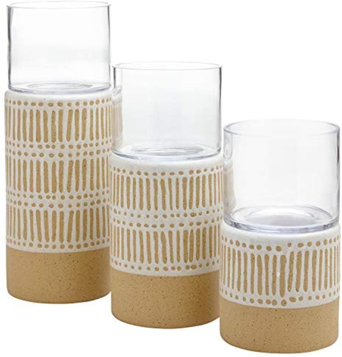 石头,Beam Emerick玻璃花瓶(一套3个)