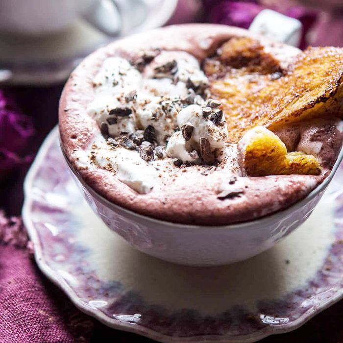 健康，美味的热巧克力