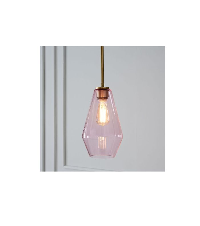 雕塑玻璃地球吊坠 - 中