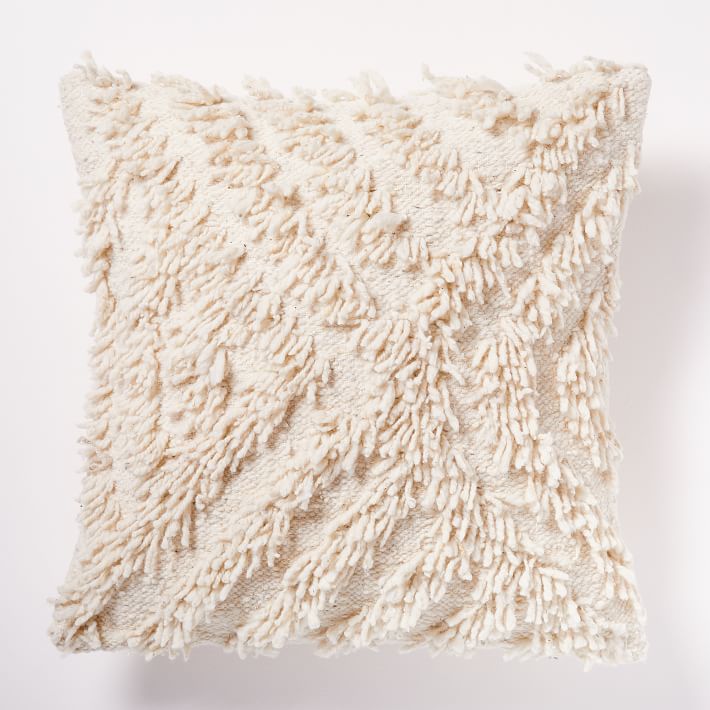 蓬乱的波浪枕头套