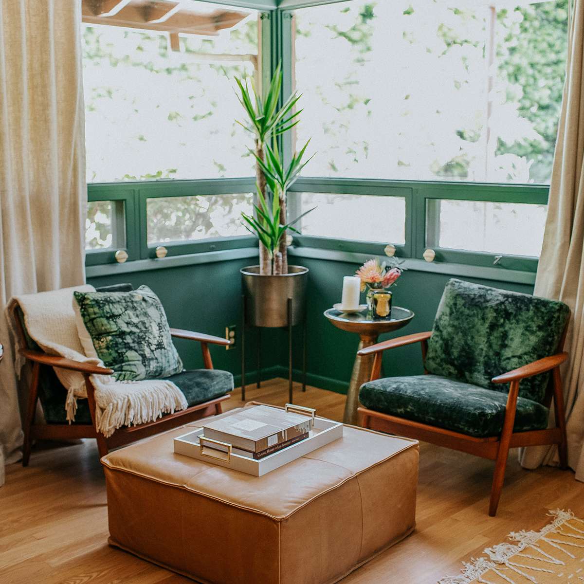 绿色主卧室-克莱尔托马斯