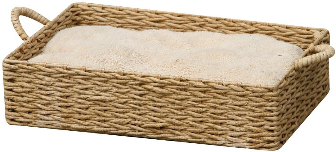 PetPals手工纸绳圆床“class=