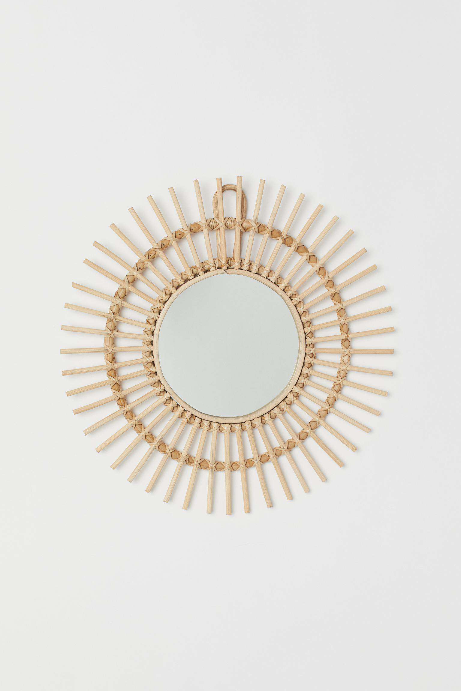 藤框镜子。＂class=