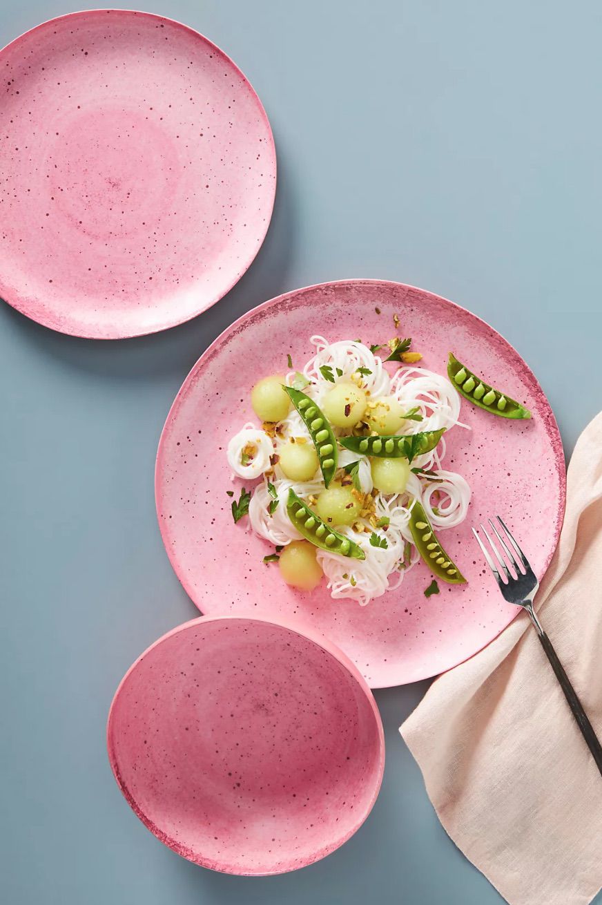 Gigi竹三聚氰胺餐盘，一套4个