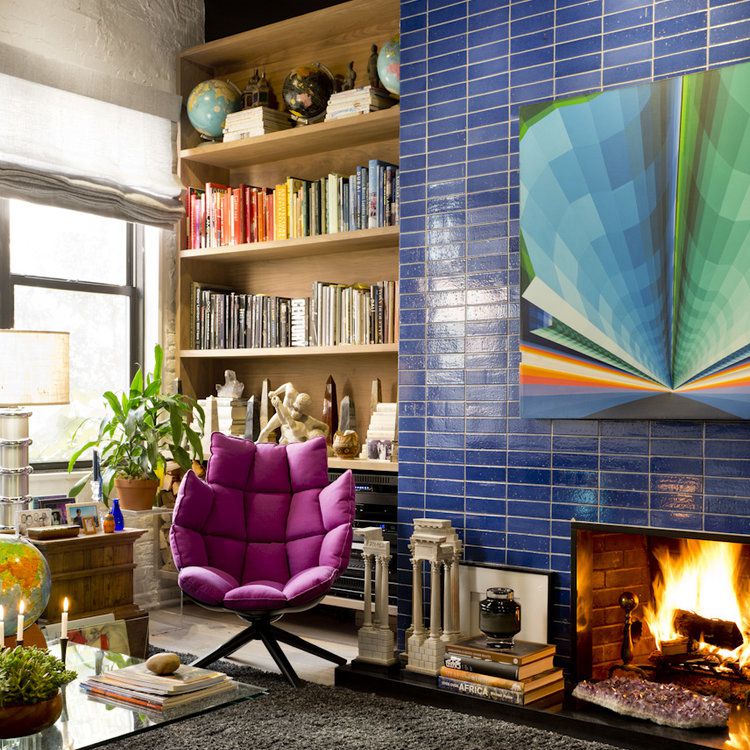 Rikki斯奈德折衷的现代阅读室。