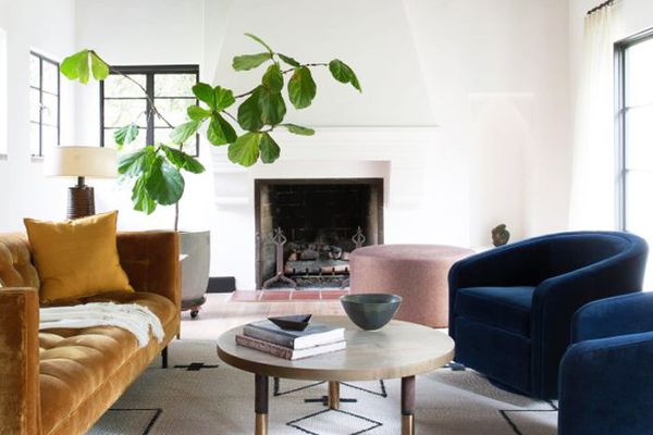 一个简约的客厅