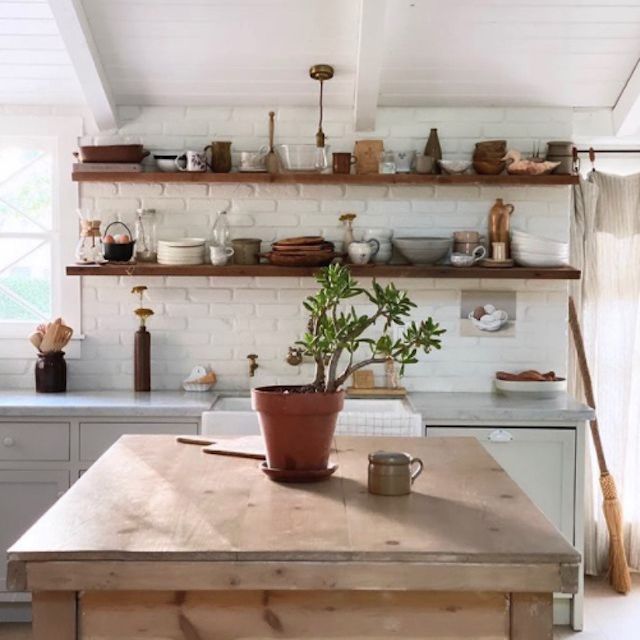 开放式厨房的橱柜