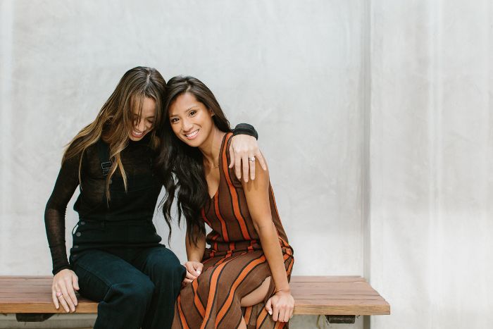 安吉拉·萨瑟兰和伊夫林Rusli，由美的联合创始人