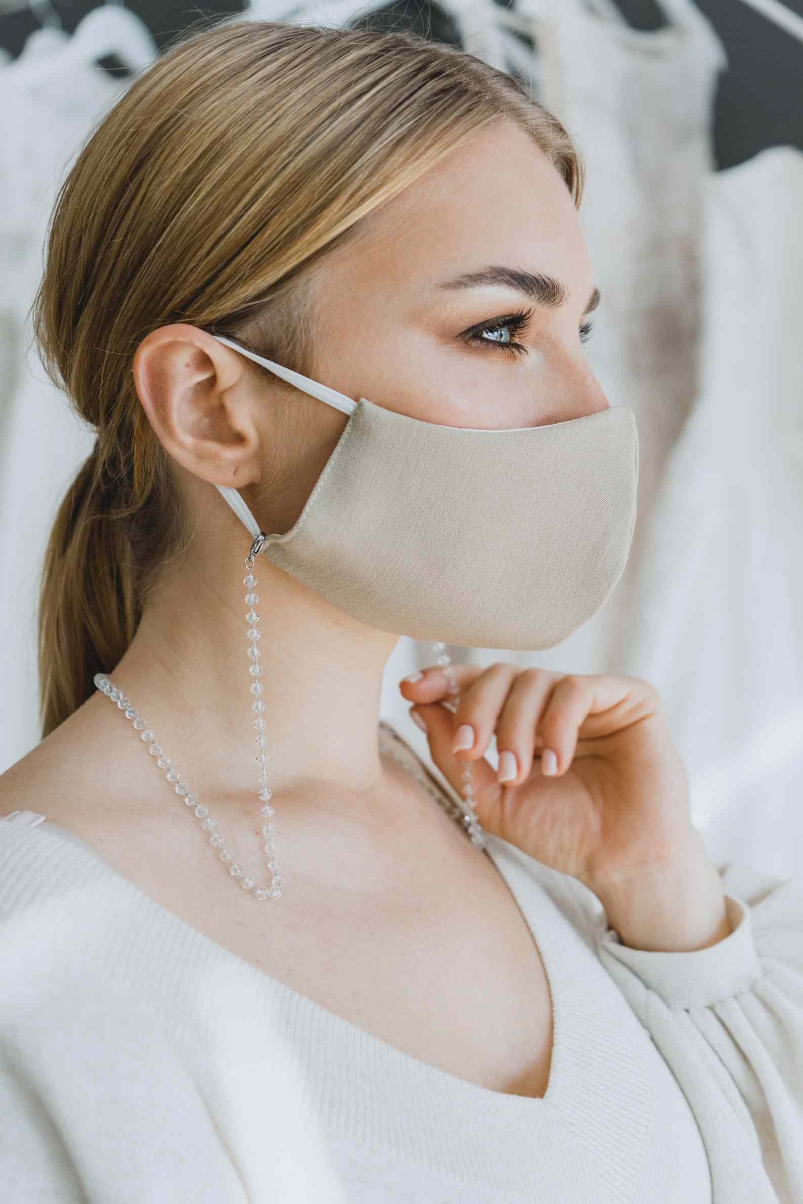 透明水晶面膜链