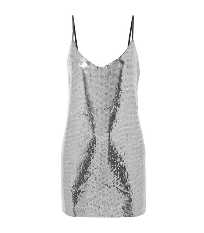 RTA Bijoux亮片双绉迷你裙