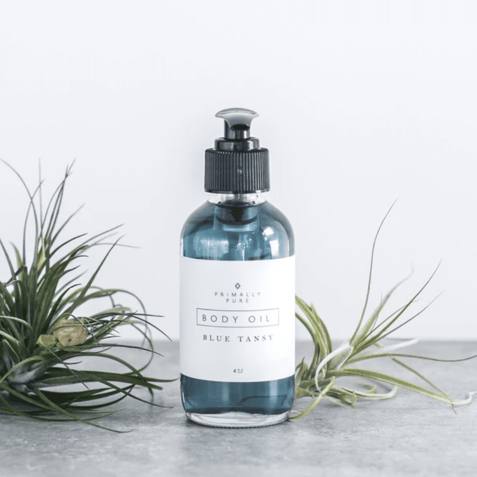 原色纯蓝色唐茜身体油