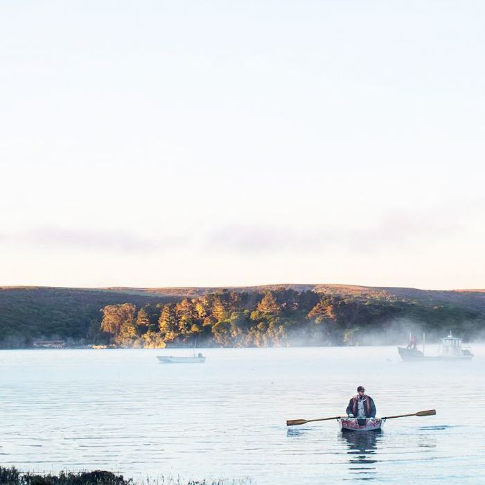在雷伊斯划艇男人