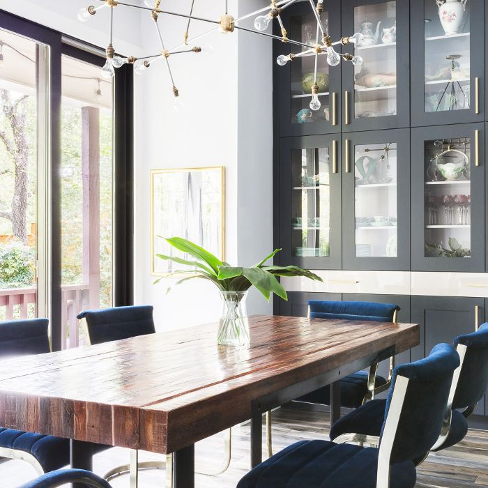 宝石色调的餐厅