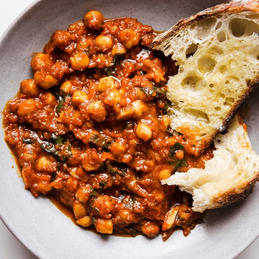 炖鹰嘴豆与鸡巴