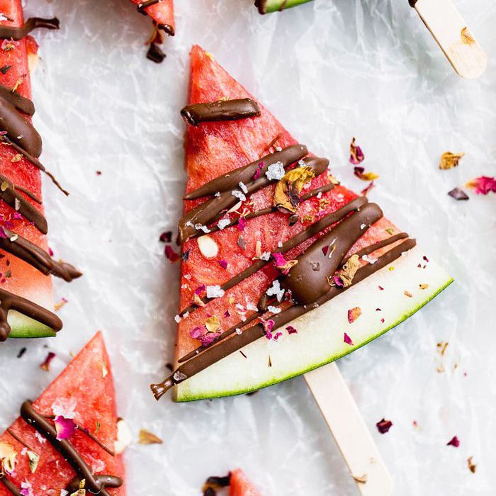 夏季甜点食谱:西瓜冰棒