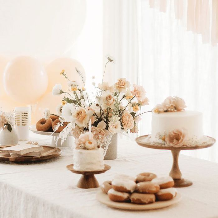 第一次生日派对的甜点