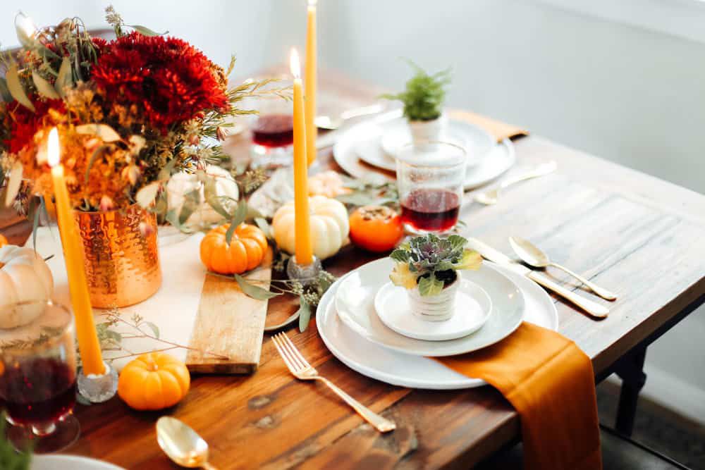 感恩节餐桌