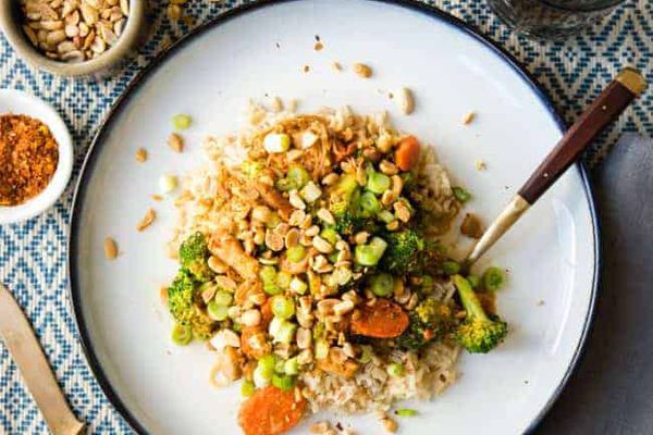 泰式花生咖喱在慢炖锅里