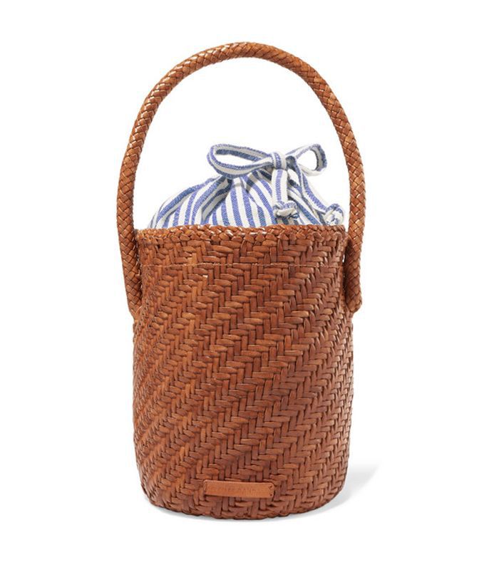 吕弗勒兰德尔克利奥编织皮革桶袋