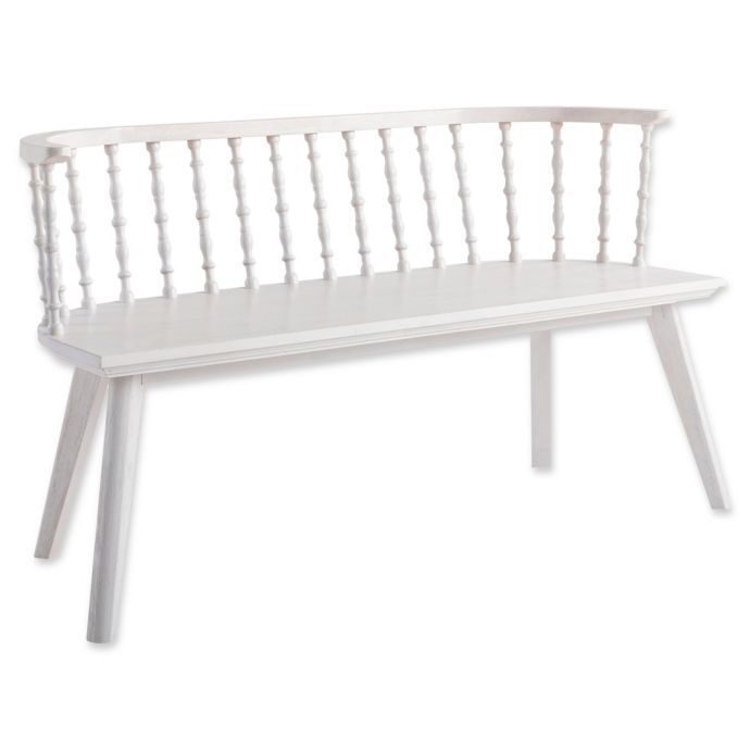 蜜蜂柳温莎家白色的长凳