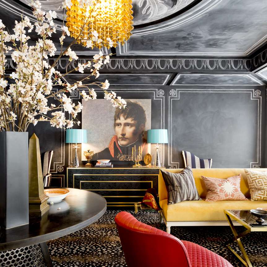 客厅地毯创意点