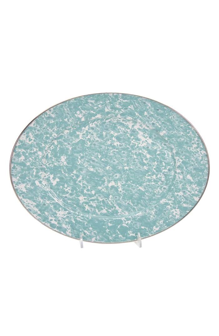 金兔椭圆形盛盘