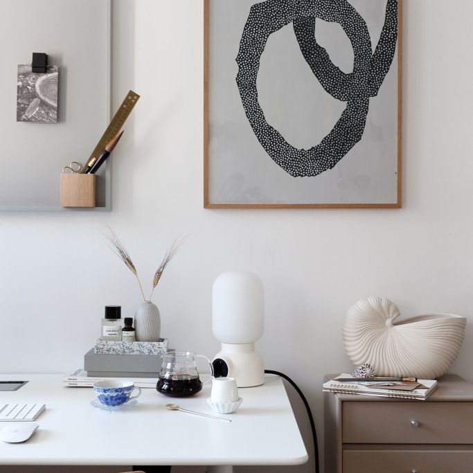 有艺术品的极简主义者