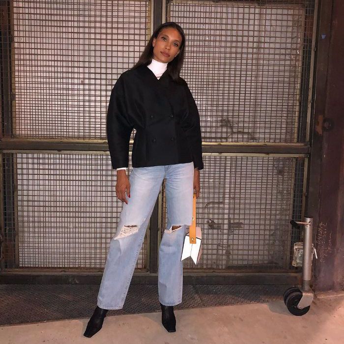 酷机场服装搭配牛仔