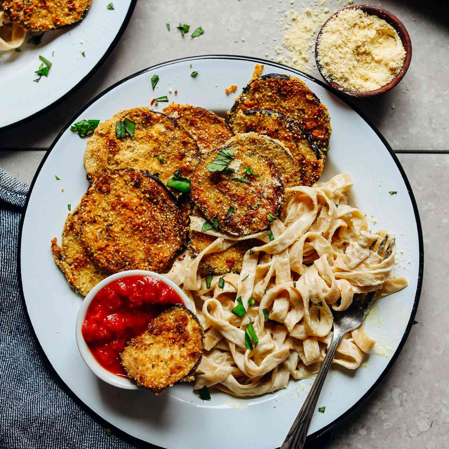 意大利调味茄子帕尔玛干酪