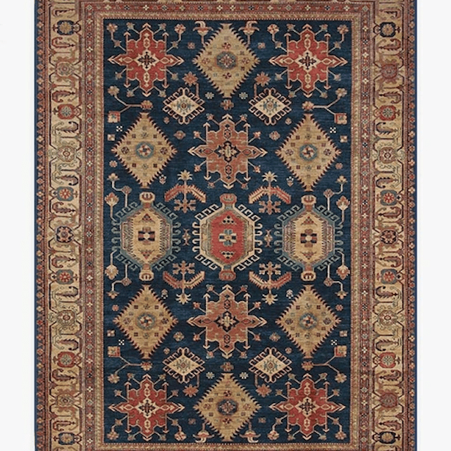 Ruggable坎布里亚蓝宝石地毯