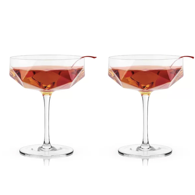 雷伊刻面7盎司水晶跑车