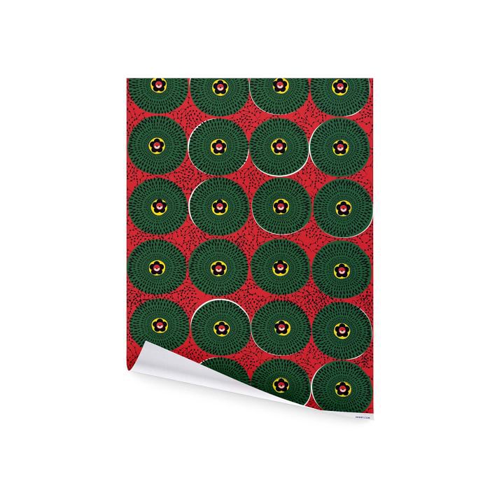 红色安卡拉包装纸。