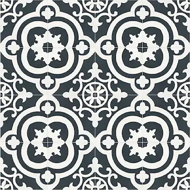 黑色和白色的地砖