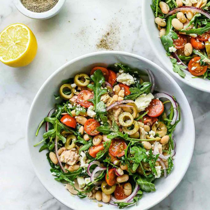 托斯卡纳金枪鱼和白豆沙拉