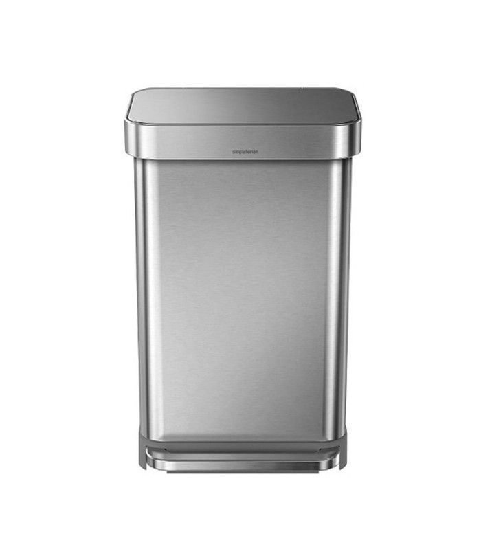 简单的人类工作室不锈钢步垃圾桶