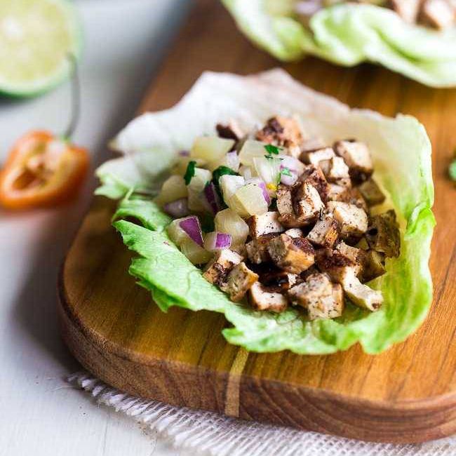 素食生菜卷与挺举烤豆腐，最好的开胃菜食谱