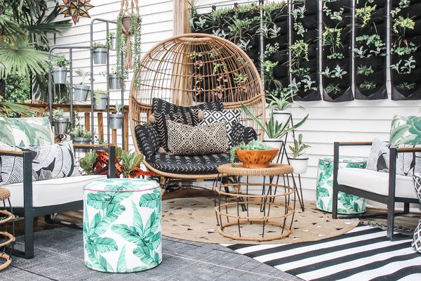 后院波西米亚风格