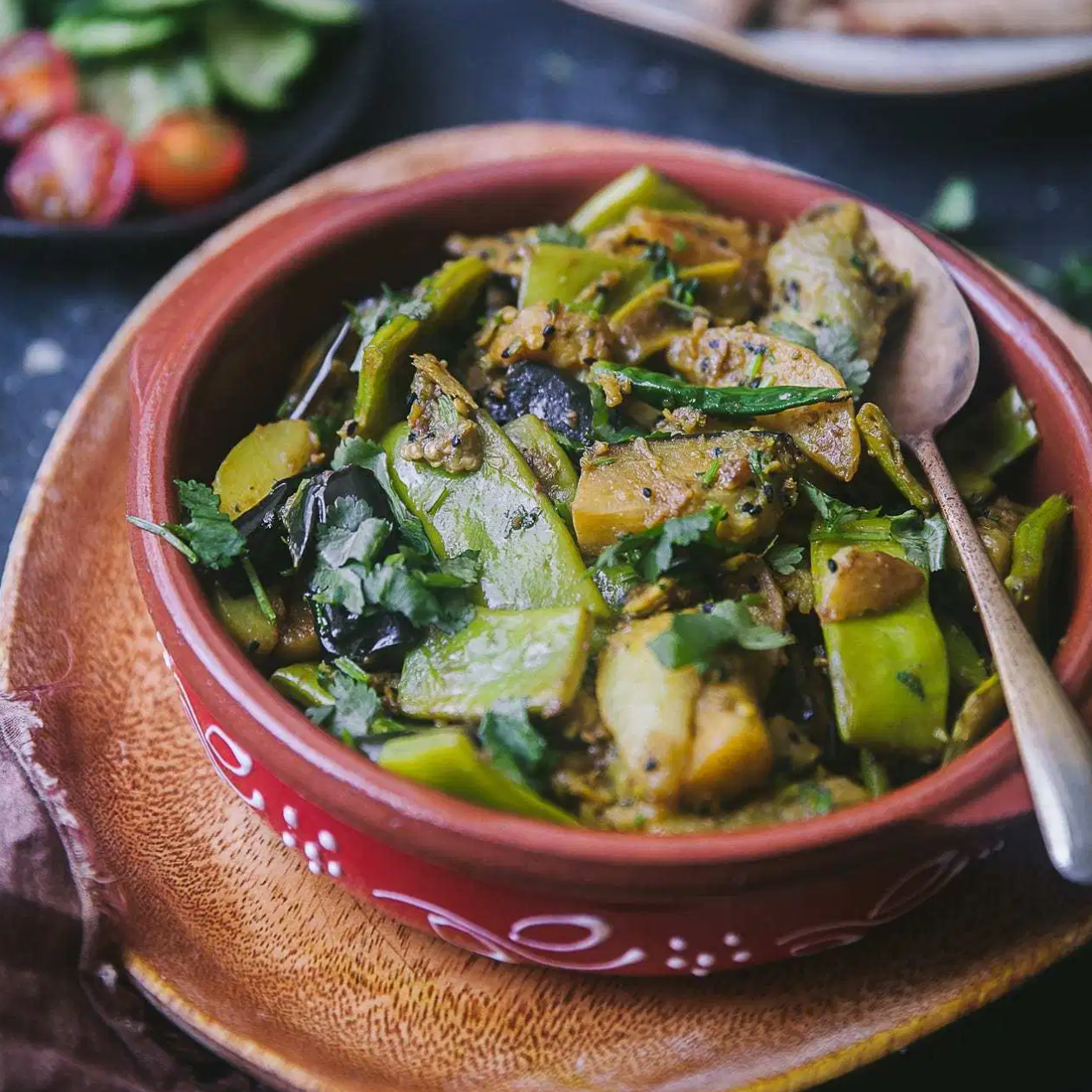 沉Begun'er Chorchori（平绿豆茄子炒）